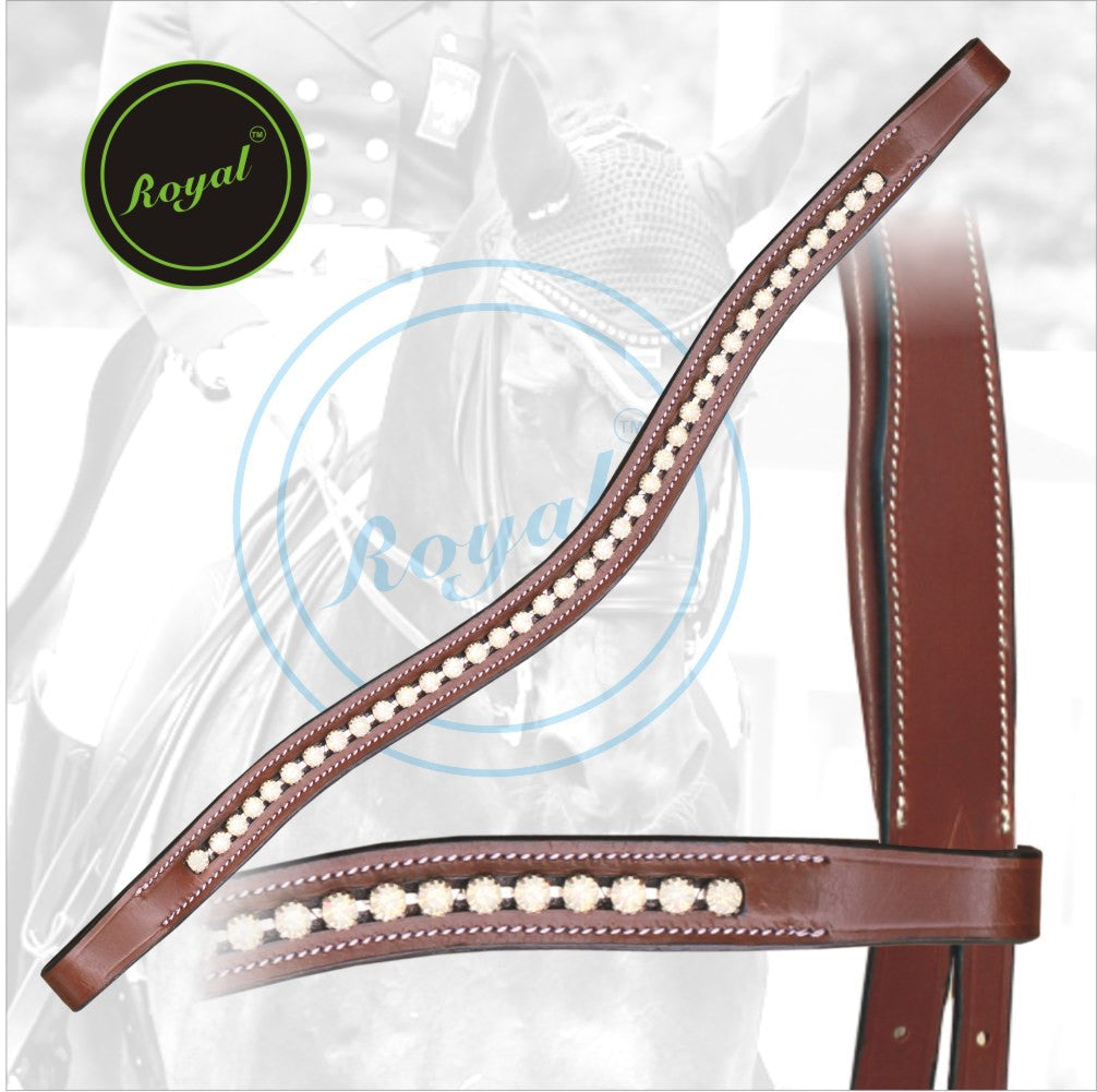 ExionPro Designer Opal White linked Crystal Browband