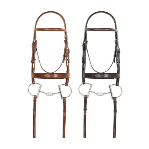 Pessoa Pro Fancy Stitched Tapered Bridle