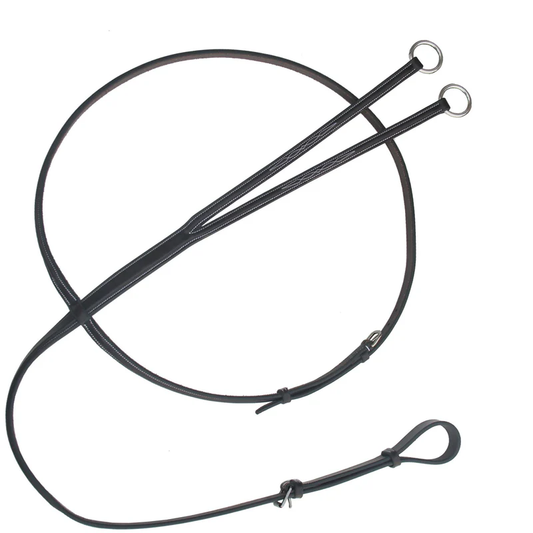 Fancy Square Raised Leather Running Martingale