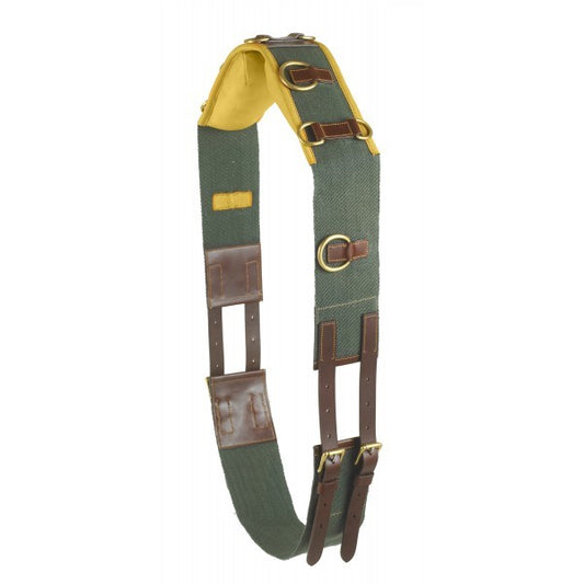 Web & Leather 10-Ring Training Surcingle