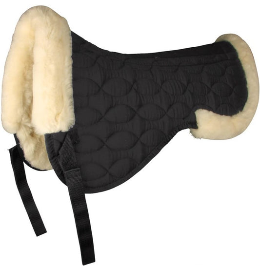 HALF SADDLE PAD WITH SYNTHETIC LAMBSKIN