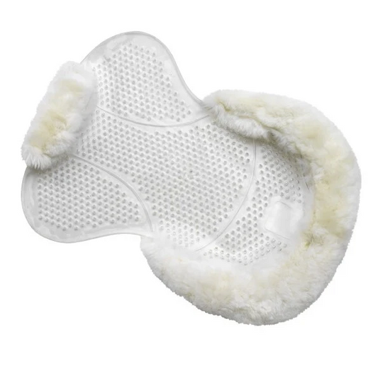OVATION SILICONE HALF PAD WITH SHEEPSKIN EDGE