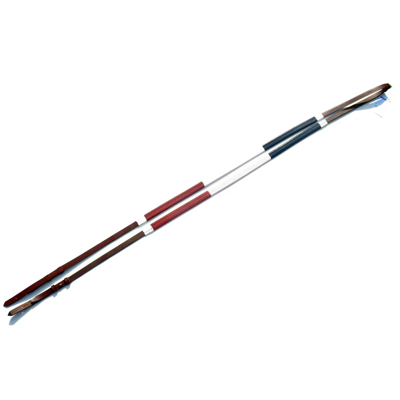 Patriotic Red / White/ Blue Training Rubber Reins